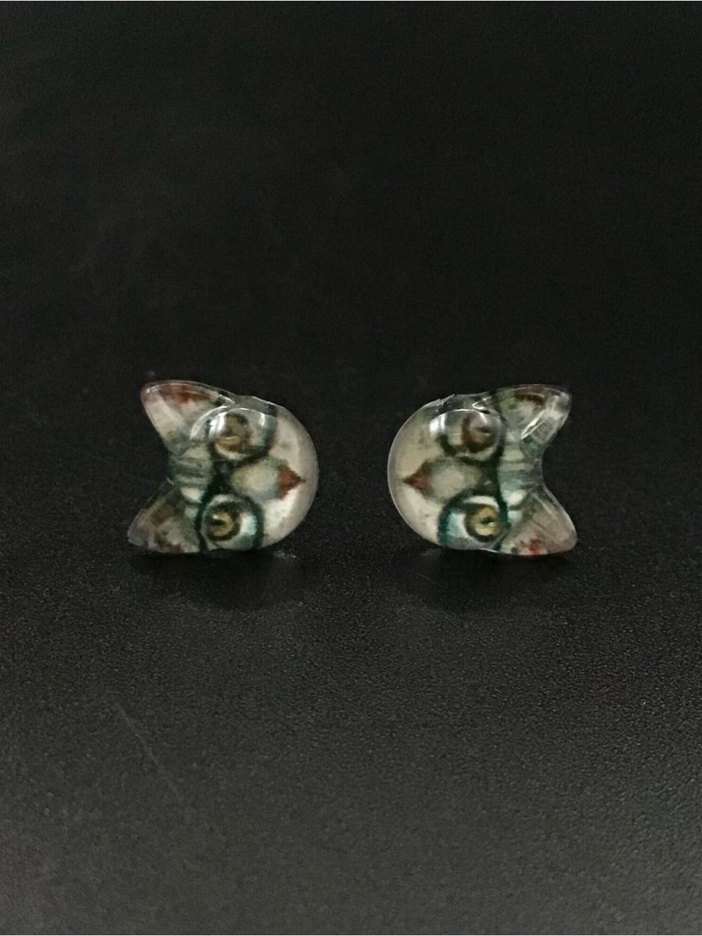 Glasses Cat Stud Earrings